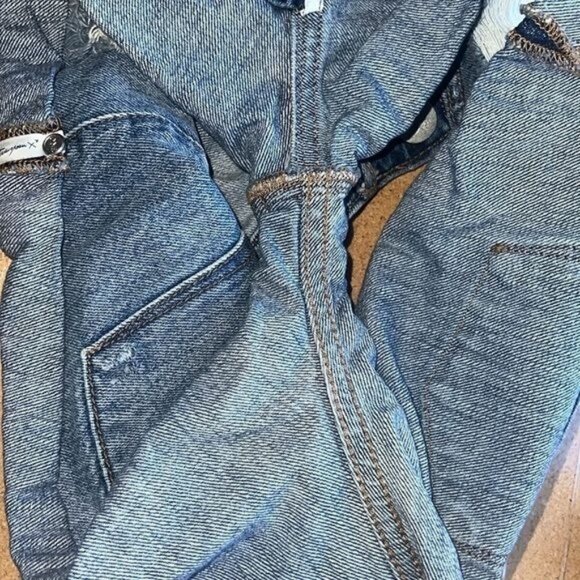One Teaspoon Womens Mid Waist Bandits Distressed Denim Shorts Size 28 Blue Casua - Picture 15 of 16